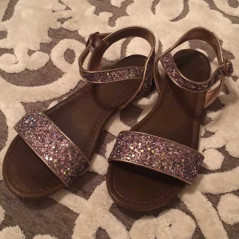 Material Girl Glitter sandals
